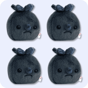 Forgotten Blueberry Plush 4PCS
